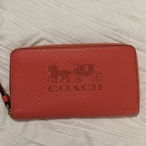 Beautiful Coach Phone Wallet with Horse & Carriage.